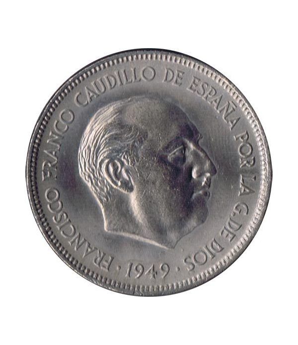 5 pesetas 1949 *19-50 Madrid. SC.
