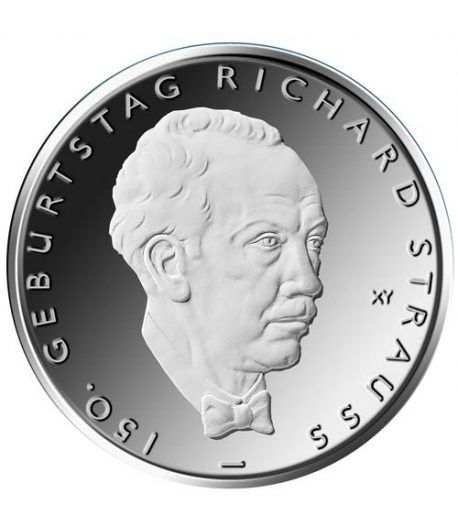 moneda Alemania 10 Euros 2014 D. Richard Strauss.