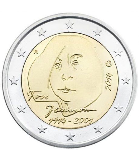 moneda 2 euros Finlandia 2014 Tove Janson.