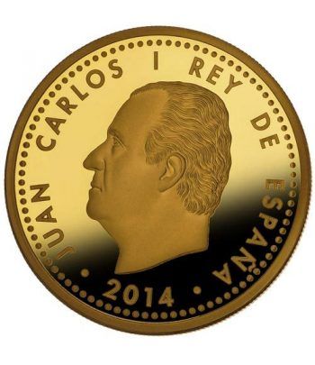 Moneda 2014 Manuel de Falla. 200 euros. Oro.