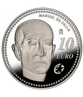 Monedas 2014 Manuel de Falla. Estuche Oro y Plata.