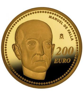 Monedas 2014 Manuel de Falla. Estuche Oro y Plata.