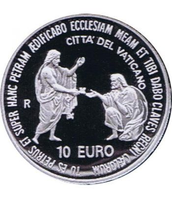 Vaticano 10 euros 2003. Pontificado de Juan Pablo II. Plata.