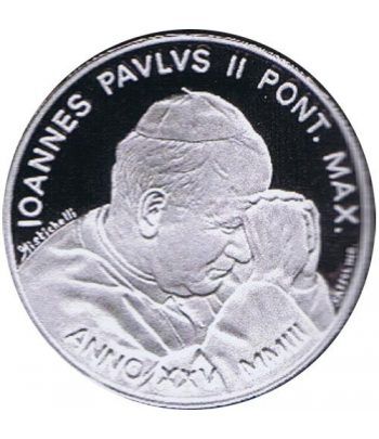 Vaticano 10 euros 2003. Pontificado de Juan Pablo II. Plata.