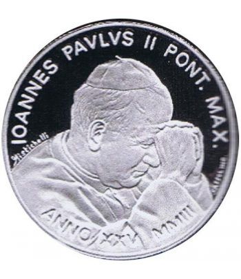Vaticano 10 euros 2003. Pontificado de Juan Pablo II. Plata.  - 1