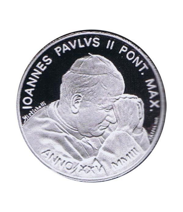 Vaticano 10 euros 2003. Pontificado de Juan Pablo II. Plata.