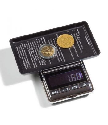 LEUCHTTURM Báscula digital LIBRA 100 para monedas (0,01-100gr).