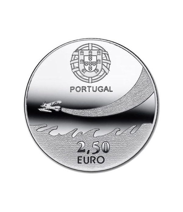 Portugal 2.5 Euros 2014. 100 Años Aviación Militar.  - 2