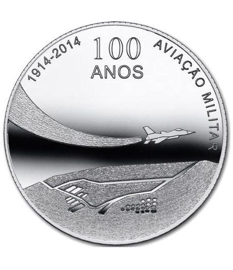 Portugal 2.5 Euros 2014. 100 Años Aviación Militar.