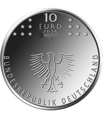 moneda Alemania 10 Euros 2014 F. Concilio Constanza.