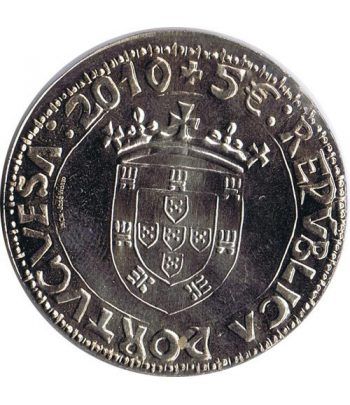 Portugal 5 Euros 2010 Tesoros numismaticos Portugueses.