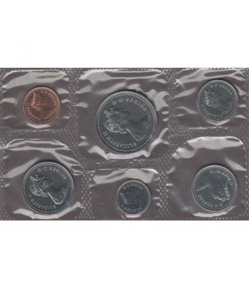 Estuche monedas Canada 1980. Proof.