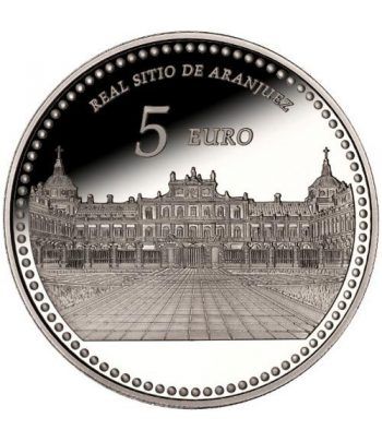 Moneda 2014 Patrimonio Nacional. Palacio Real Aranjuez. 5 euros.