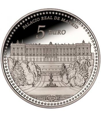 Moneda 2014 Patrimonio Nacional. Palacio Real de Madrid. 5 euros