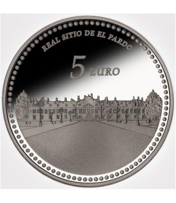 Moneda 2014 Patrimonio Nacional. Palacio de El Pardo. 5 euros.