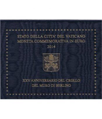 moneda conmemorativa 2 euros Vaticano 2014. Estuche Oficial.