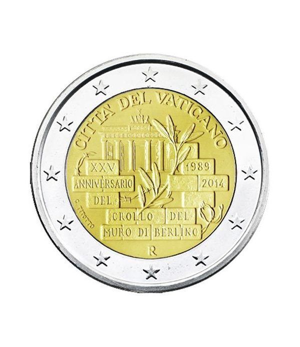 moneda conmemorativa 2 euros Vaticano 2014. Estuche Oficial.