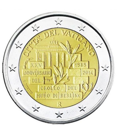 moneda conmemorativa 2 euros Vaticano 2014. Estuche Oficial. - 1 moneda conmemorativa 2 euros Vaticano 2014. Estuche Oficial. - 1