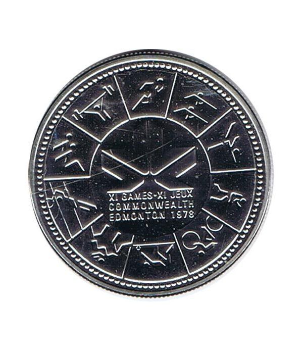 Canada 1$ 1978 XI Juegos de la Commonwealth. Plata.  - 2