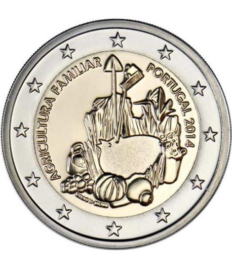 moneda conmemorativa 2 euros Portugal 2014. Agricultura. - 2 moneda conmemorativa 2 euros Portugal 2014. Agricultura. - 2