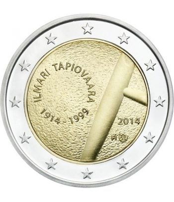 moneda conmemorativa 2 euros Finlandia 2014. Tapiovaara.