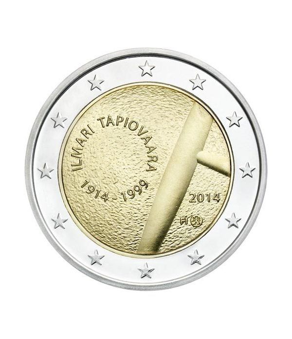 moneda 2 euros Finlandia 2014 Ilmari Tapiovaara.