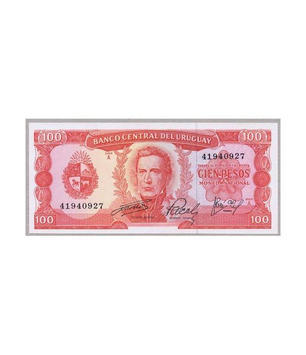 Uruguay 100 Pesos 1967. SC.