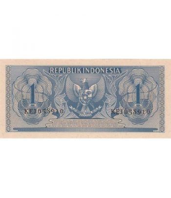 Indonesia 1 Rupiah. Satu Rupiah 1956. SC.