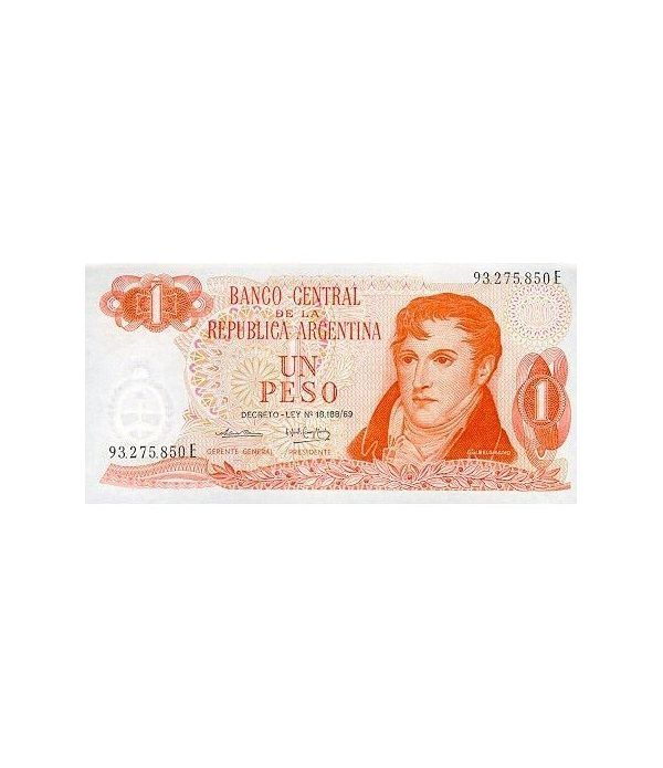 Argentina 1 Peso 1974 SC.  - 1