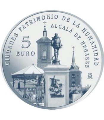 Moneda 2014 Patrimonio de la Humanidad. Alcala. 5 euros.