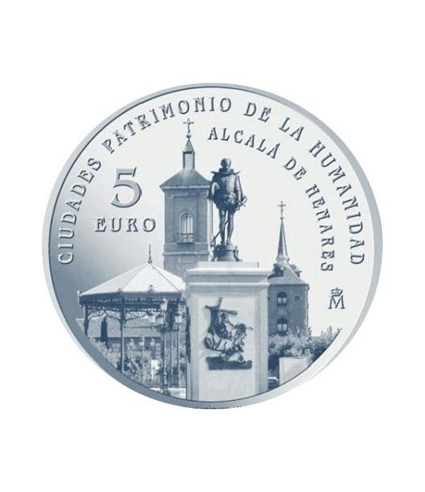 Moneda 2014 Patrimonio de la Humanidad. Alcala. 5 euros.