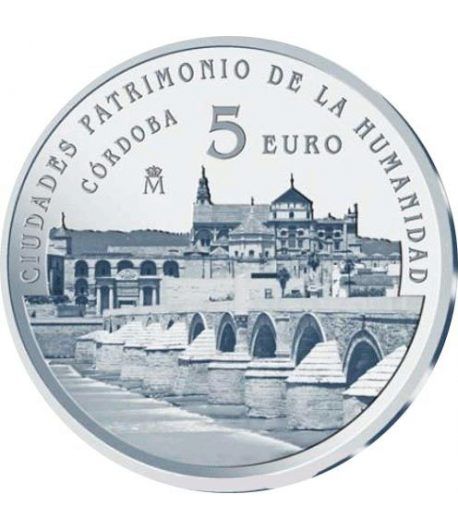 Moneda 2014 Patrimonio de la Humanidad. Córdoba. 5 euros.