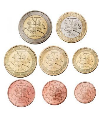 monedas euro serie Lituania 2015.