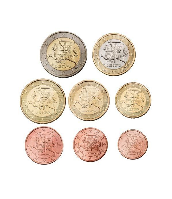 monedas euro serie Lituania 2015.