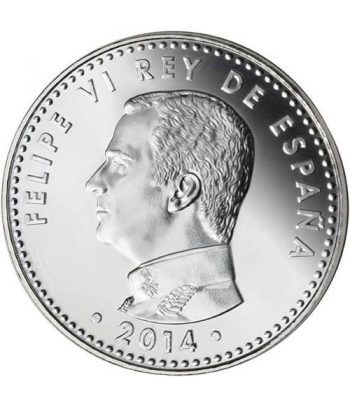 Moneda conmemorativa 30 euros 2014 Felipe VI.