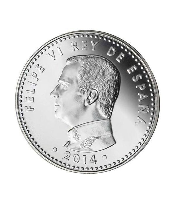 Moneda conmemorativa 30 euros 2014 Felipe VI.  - 4