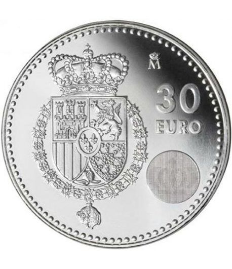 Moneda conmemorativa 30 euros 2014 Felipe VI.