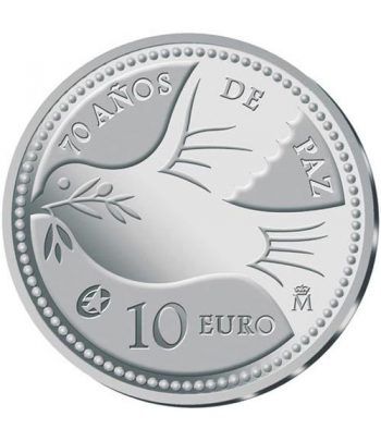 Monedas 2015 70 Años de Paz en Europa. Completa Plata y oro.