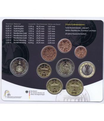 Cartera oficial euroset Alemania 2015 (5 cecas).