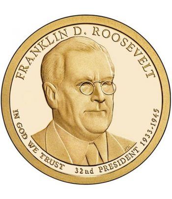 E.E.U.U. 1$ (2014) 32º Presidencial Franklin Roosevelt (2cecas)