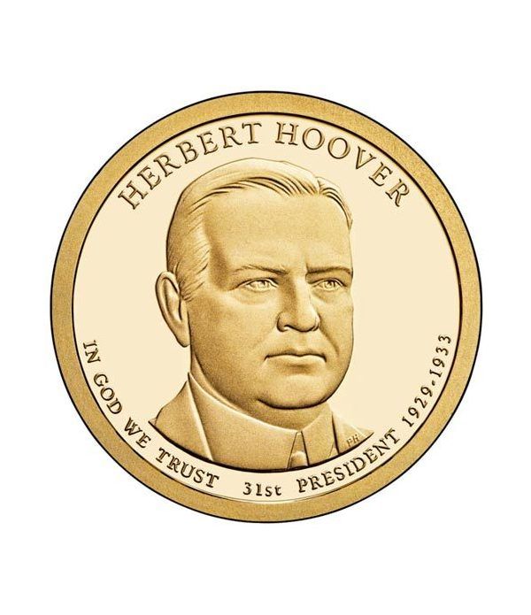 E.E.U.U. 1$ (2014) 31º Presidencial Herbert Hoover (2cecas)
