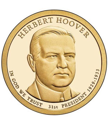 E.E.U.U. 1$ (2014) 31º Presidencial Herbert Hoover (2cecas)