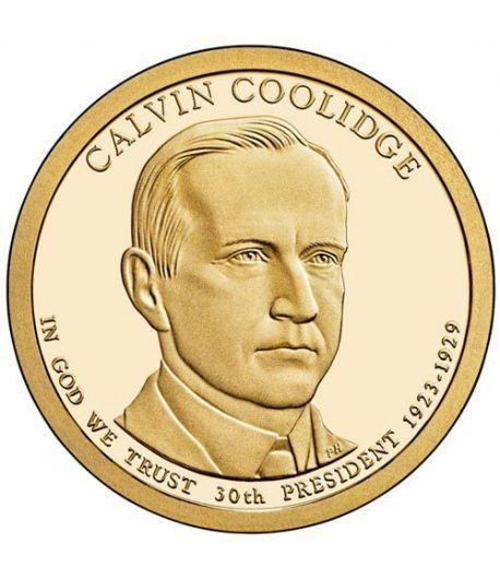 E.E.U.U. 1$ (2014) 30º Presidencial Calvin Coolidge (2cecas)