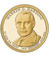 E.E.U.U. 1$ (2014) 29º Presidencial Warren G. Harding (2cecas)