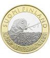 moneda Finlandia 5 Euros 2015. Animales. Castor. Cuproniquel