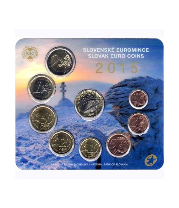 Cartera oficial euroset Eslovaquia 2015.  - 2