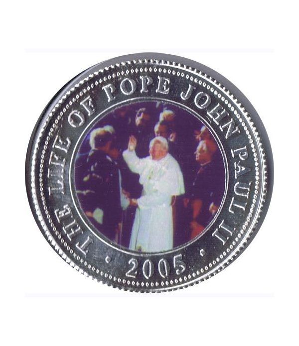 Republica Somalia 250 Shilling 2005. Papa Juan Pablo II. nº1  - 1