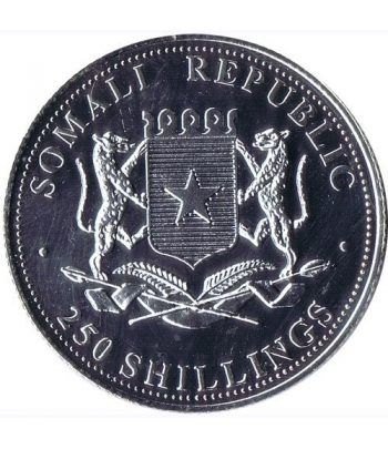 Republica Somalia 250 Shilling 2005. Papa Juan Pablo II. nº2