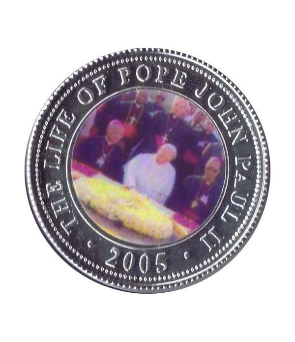 Republica Somalia 250 Shilling 2005. Papa Juan Pablo II. nº4