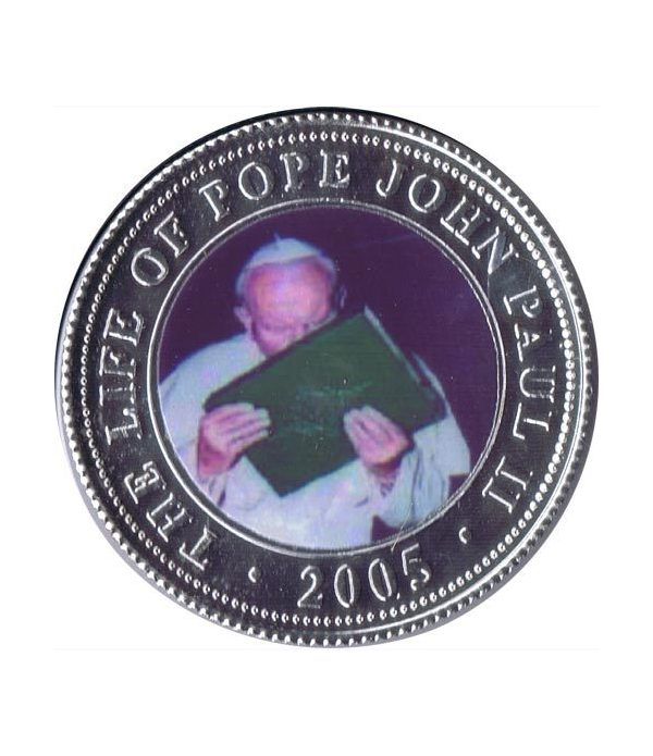 Republica Somalia 250 Shilling 2005. Papa Juan Pablo II. nº6  - 4